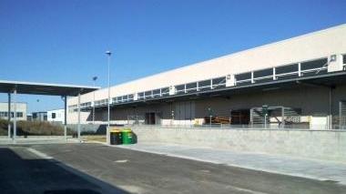 Una veduta del centro di raccolta dei rifiuti inaugurato nella zona industriale di Capanne