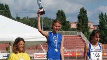 <b>LUNAE MEETING</b> Marta Greco alza la coppa sul podio dei 60 metri piani