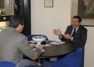 Il presidente della Camera di Commercio, Claudio Guerrieri 
