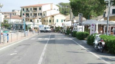 Il lungomare di Marina di Campo