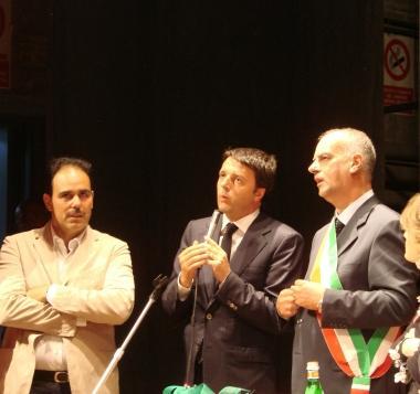 Renzi premiato a Firenze 