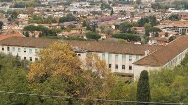 <b>IL FUTURO DELLA CITTÀ. </b>A sinistra il grande complesso dei salesiani a destra il sindaco Domenico Lombardi con il vicesindaco Luca Mori