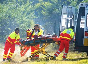 La Svs porta in ospedale l'anziano salvato da un pompiere