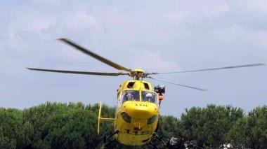 L’elisoccorso del servizio emergenza del 118