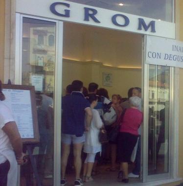 <b>GELATO. </b>Il negozio di Grom in Passeggiata 