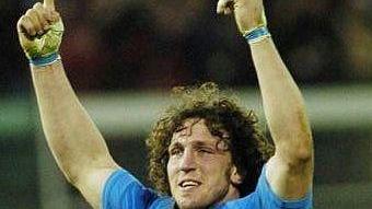 <b>AZZURRO.</b> Mauro Bergamasco