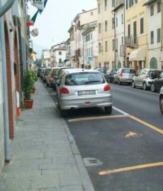 Le piazzole per la sosta al Giannotti           