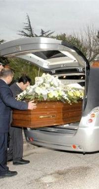 Un momento di un funerale