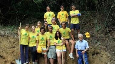 Foto di gruppo dei giovani partecipanti
