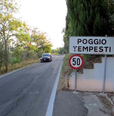 Poggio Tempesti dove è stata stuprata la donna