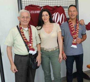 Il segretario Paternesi con Stefania Guidi e il presidente Orsini 