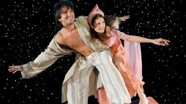 Una scena dello spettacolo “Aladin” ospitato dal Politeama