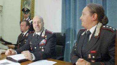 La conferenza stampa dei carabinieri