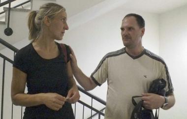 Luscita dallospedale dellallenatore di Marco 