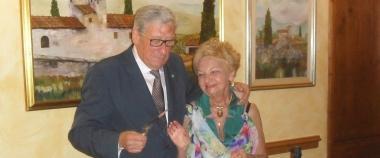 Angelo Buti assieme alla moglie Carla Bonciolini 