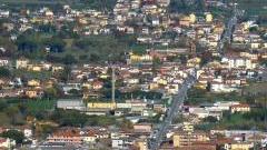Una veduta aerea del centro di Quarrata
