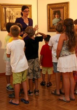 Bimbi alla mostra dei Macchiaioli 