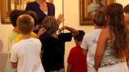 Bimbi alla mostra dei Macchiaioli