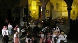 Un momento della serata