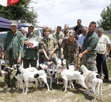 Foto di gruppo dopo la gara 