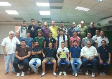 Foto di gruppo per il team del Calasanzio 