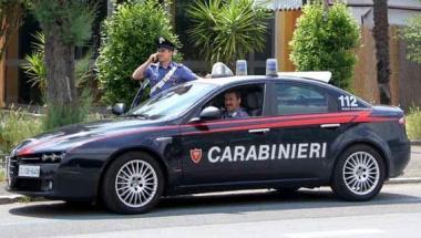 Una pattuglia dei carabinieri 