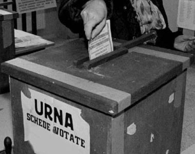 Unurna durante una tornata elettorale   