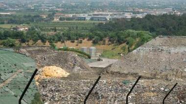 Uno scorcio della discarica del Cassero