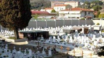 <b>CIMITERO.</b> Le tombe a Turano