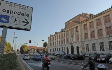 Lesterno dellospedale in viale Alfieri 