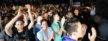 <b>LULTIMA NOTTE. </b>Giovani che si divertono in occasione della serata di chiusura dellInsomnia 