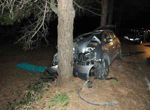 Auto contro un albero, muore una donna di 84 anni