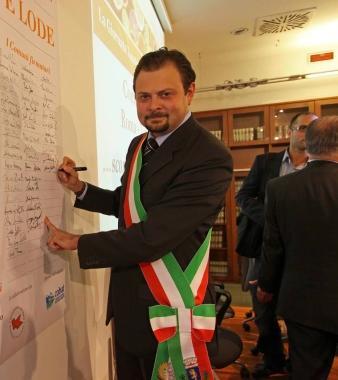 Il sindaco Vittorio Fantozzi