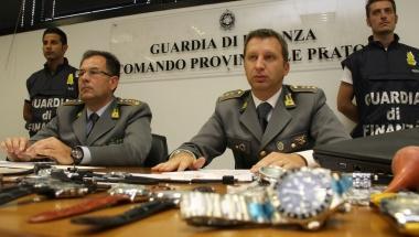 Gli orologi sequestrati nelloperazione Time Out di un anno fa 