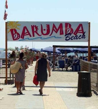 La spiaggia del Barumba