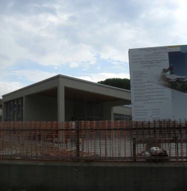 Il cantiere dell’asilo di Poggio a Caiano