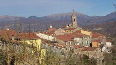 Una veduta di Tendola nel comune di Fosdinovo