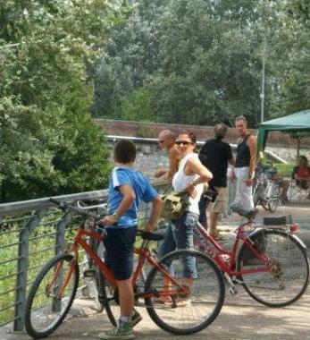 Una immagine del parco fluviale del Serchio