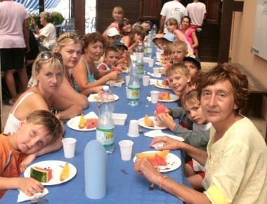 I bambini ospiti del circolo Lillatro 