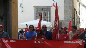 Operai del Corsonna in sciopero