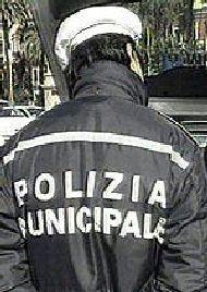 La polizia municipale di Carrara    