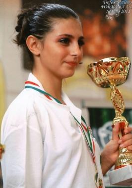 La giovanissima Giulia Fasano 