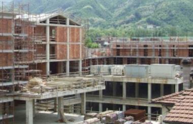 Un cantiere edile (archivio) 