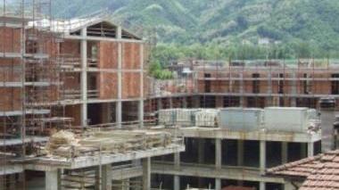 Un cantiere edile (archivio)