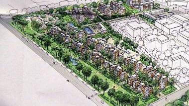 Uno dei progetti per l’area di Riva dei Ronchi