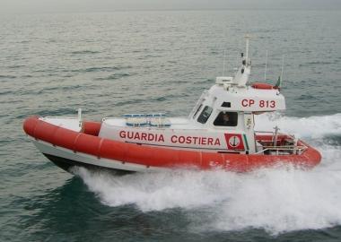 Una vedetta della Capitaneria di porto 