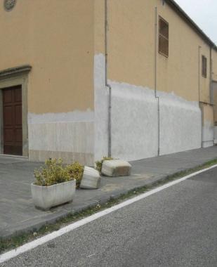 La piazza luogo dellincidente 