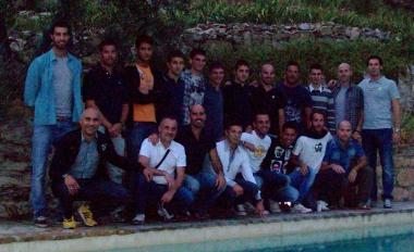 Il gruppo dei giocatori del Prato Sport 