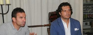 Il responsabile dellarea tecnica Bruno Russo e il team manager Michele Tambellini; a destra lallenatore Giacomo Lazzini 