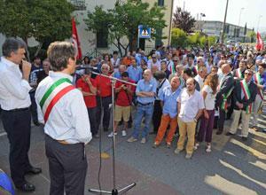 Presidio ai cancelli dell'Ansaldo Breda contro la vendita